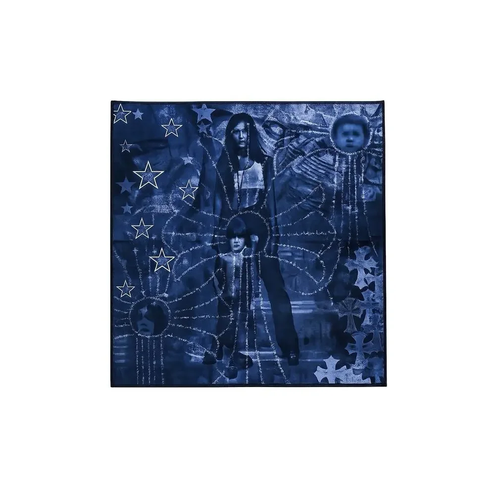 Chrome Hearts Jesse Jo Stark Microfiber Eyewear Cleaning Cloth Rare Blue